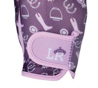 Giddy Up Gymkhana Riding Gloves by Little Rider - Child Medium · Purple/Lilac