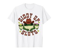 Giddy Up Sluts Cowboy Cowgirl Frog Western Country Southern T-Shirt