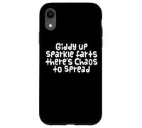 Giddy Up Sparkle Farts Case for iPhone XR