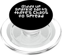 Giddy Up Sparkle Farts PopSockets PopGrip for MagSafe
