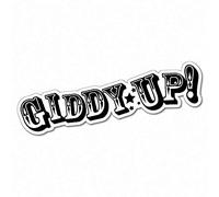Giddy Up Sticker Decal Outback 4x4 Ute Country Aussie
