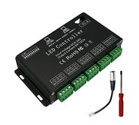 GIDEALED12 Channel DMX Decoder 60A DMX512 RGB LED Controller PWM Dimmer Driver Stage Lighting Controller DJ Lighting for RGB LED Strip and Module Light DC12V-24V