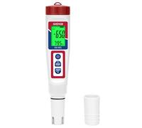 GIDIGI Digital Hydrogen Water Tester, ORP Meter, 6-in-1 pH TDS Tester for Home Water, pH ORP TDS EC Temperature H2 Meter for Drinking Water, Hydroponics, Pools, Aquariums Fish