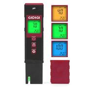 GIDIGI Digital pH Meter Portable Water Tester with Calibration Powders