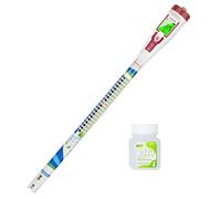 GIDIGI EC PPM Meter Hydroponic Nutrient Meter 14in Long Probe for DWC EC Tester Baton TDS EC Reader with Scale Light(PPM500/PPM700/CF/EC)&Digital Backlit for Large Reservoir Indoor Hydroponic Stirring
