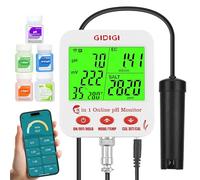 GIDIGI Online pH EC Meter Smart Hydroponics pH Meter with WiFi Real Time