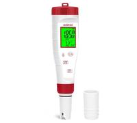 GIDIGI pH ppm Meter for Water,New Version TDS pH Tester, 4 in 1 Simultaneously Display TDS pH EC Temperature for Water Hydroponics,Swimming Pool,Hot tub,Home Use water