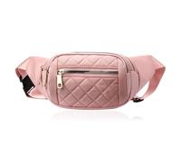 GIDWRIY Women's Bum Bag, Fabric Belt Bag, Sporty, Elegant, Hip Bag, Bum Bag, Hip, Fanny Pack Women, Chest Bag for Travel, Mobile Phone Bag for Hanging, Shoulder Bag, Casual Shoulder Bag, pink