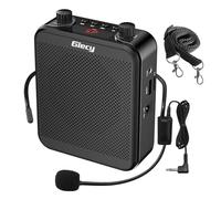 Giecy Portable Voice Amplifier with Headset Microphone 30W Rechargeable Battery 2800mAh Powerful Sound System for Teachers, Guides, Coaches, Presenters