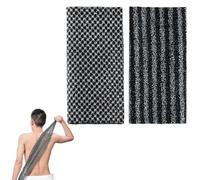 GIEEU 2 Pcs Exfoliating Net Washcloth, Extra Long Exfoliating Towel,Exfoliating Back Scrubber,Nylon Scrub Bath Towel,Deep Washer for Body