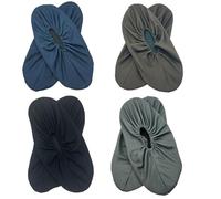 GIEEU 4 Pairs Reusable Non-Slip Overshoes Cover, Comfortable and Breathable Mesh Upper Shoe Home Dust Covers, Protect Carpeted Floors When Friends Come to Visit or Mopping