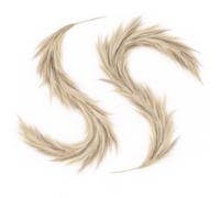 Giegxin 2 Pcs Artificial Pampas Grass Garland Decor for Front Door 5.9 ft Boho Christmas Garland Farmhouse Hanging Pampas Grass Wreath for Wall Decor Xmas Party Indoor Outdoor(Taupe)