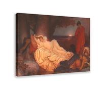 GIEIG Frederic Leighton By Cymon And Iphigenia Poster Print for Teen Boys Room Canvas Wall Art Canvas Painting Print Frame 16x24inch(40x60cm)