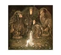GIEIG John Bauer - Look At Them Troll Mother Said Look At My Sons Poster for Room Aesthetics Canvas Wall Art Print Unframe 24x24inch(60x60cm)