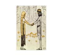 GIEIG John Bauer Prince Without Shadow Canvas Art Poster And Wall Art Picture Print Modern Family Bedroom Decor Unframe 24x36inch(60x90cm)