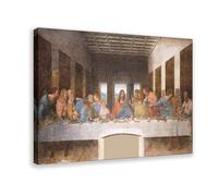 GIEIG Leonardo Da Vinci The Last Supper Poster for Room Aesthetics Canvas Wall Art Print Frame 12x18inch(30x45cm)