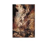 GIEIG Peter Paul Rubens - Fall Of The Damned Canvas Art Poster And Wall Art Picture Print Modern Family Bedroom Decor Unframe 24x36inch(60x90cm)