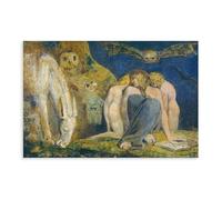 GIEIG The Night of Enitharmon's Joy - Hecate By William Blake Canvas Art Poster And Wall Art Picture Print Modern Family Bedroom Decor Unframe 12x18inch(30x