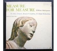 GIELGUD/LEIGHTON/RICHARDSON Shakespeare Measure for Measure 3 LP box