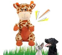 Gienslru Durachew Dog Toys, Durachew Designed for Strong Chewers, Wowpetsmart Dog Toy, Wowpetsmart for Heavy Chewers, Wowpetsmart Invincible Chewanimals, Giraffe Dog Toy for Aggressive Chewers (C)