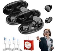 Gienslru Echolabs Ear Buds 2024 Edition, Audio Earbuds, Ipx7 Sports Waterproof Bluetooth Headset with LED Power Display, Wireless Bluetooth Earbuds with Noise Cancelling, for Workout, Running (2PCS)