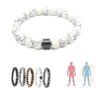 Gienslru Glame Anti Alcohol Bracelet, Elasticity Anti Alcohol Magnetic Bracelet Women, Reduces Alcohol Cravings, Relieves Anxiety & Withdrawal Stress (B)