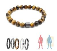 Gienslru Glame Anti Alcohol Bracelet, Elasticity Anti Alcohol Magnetic Bracelet Women, Reduces Alcohol Cravings, Relieves Anxiety & Withdrawal Stress (D)