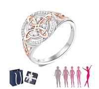 Gienslru Handmade Witch's Return-Knot Protection Ring, Witches Protection Knot Ring, Witch Protection Rings, Protect Your Loved Ones (1, 7)