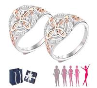 Gienslru Handmade Witch's Return-Knot Protection Ring, Witches Protection Knot Ring, Witch Protection Rings, Protect Your Loved Ones (2, 6)