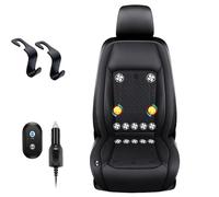 Gienslru Icy Seat - Icy Seat Car Cooling Cushion, Car Seat Cooler with 24 Fans & 6-Mode Massage, Breathable Ventilated Seat Pad, Car Seats Cover for Driving Comfort (16 Fans+Massage)