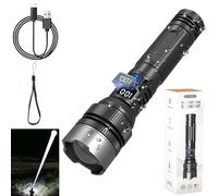 Gienslru Inferright Flashlight, The Ultimate Survival Flashlight, Rechargeable Surpassdo Flash-Light, The Ultimate Emergency Flash-Light, IPX7 Waterproof for Camping Emergency (1 Pcs)