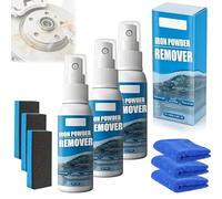 Gienslru Multi-Functional Quick-Acting Rust Removal Spray, 2026 New Iron Power Remover Spray, Portable Rust Remover Sprays for Metal, Fast-Acting Formula, Bikes, Tools, Cars Surfaces (30ml*3pcs)