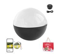 Gienslru New Upgrade Memory Sphere, 2.7" Memory Orb, Memory Sphere Ball, Crystal Ball Video Player Supports Wifi, 3D Memory Sphere Lamp with Sound, Uploadable Videos & Photos (Black)