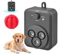 Gienslru Qinux Barkbuz, Quinux Barkbuz, Barkbuz Anti Bark Device, Waterproof Bark Deterrent Device, 25000-40000 Hz 3-Speed Frequency, Anti Bark Device for Indoor Outdoor (1 Pcs)
