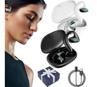 Gienslru Talkbuds Translator, Qinux Talkbuds, AI Translation Earbuds Real Time, 144 Language Translator Earbuds for iPhone and Android, Ideal for Travel, Business, Learning (2 Pcs)
