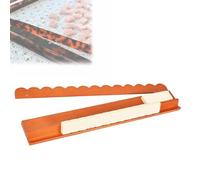 Gienslru Tortoise Shell Rack & Pusher Set, Tortoise Shell Mahjong Racks, Acrylic Mahjong Rack Set with Fully Detachable Magnetic Pushers, Glossy Finish, for Home Game Nights, 18 Inch (A)