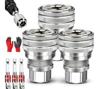 Gienslru Universal Grip Socket Adapter Set, 7-19mm Multi-Function Universal Socket Wrench Tool, Self-Adjusting Ratchet Adapter for 3/8" Drive Ratchet, Torque Wrench and Power Drill，3