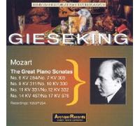 Gieseking - The Great Piano Sonatas Gieseking (pno) 10/04