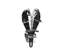 Giesser Since 1776 - Made in Germany - Sharp Easy, Knife Sharpener, with Holder, honing Steel, Dual Function, Black, 9980 s