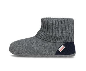 Giesswein Kramsach, Unisex Kids’ Hi-Top Slippers, Grey (Schiefer), 10 UK (28 EU)