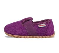 Giesswein Slipper Weidach - Warm Felt Slippers for Girls & Boys, Non-Slip Slim-Fit Slippers with Elasticated Strap