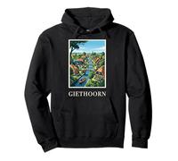 Giethoorn Netherlands Canal Village Travel Art Pullover Hoodie