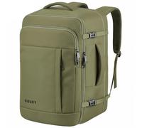 Gieury Travel Backpack, Extra Large 50L Expandable Backpack for Men Women, Carry On Backpack For Airplanes, Travel Essentials Luggage Suitcase Daypack Travel Gift Weekender Bag, Army Green
