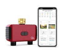 GIEX ZIGBEE 2-Zone Sprinkler Timer GX-03,Smart Irrigation Garden Hose Watering Controller Require TUYA Zigbee Hub, Support TUYA Smart Life