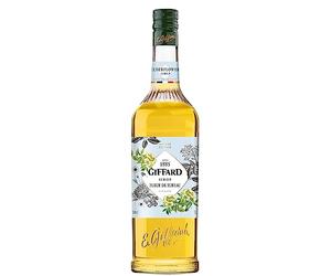 Giffard Elderflower Syrup | French Cocktail Sirop, 1L, Alcohol-Free