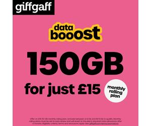 giffgaff 150GB Pay As You Go Sim Card