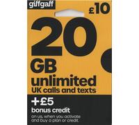 giffgaff O2 4G Multi Sim Card For PAYG - UNLIMITED CALLS, TEXTS & DATA - get £5 BONUS CALL CREDIT with your first Top up! Fits ALL devices eg. iPhone 5S/6/6S/7 Plus/8 Plus/SE/X/, GALAXY S7/S7 Edge/S8
