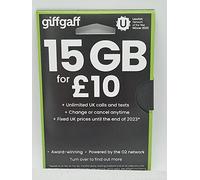 GIFFGAFF Pay As You Go Sim Card Trio