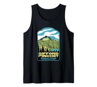 Gifford Pinchot National Forest Washington Retro Tank Top