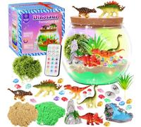 Gifmore Dinosaur Terrarium Kit for Kids with LED Night Light & Remote Control, Dinosaur Toys & Arts and Crafts for Boys Ages 4-12, Creative Birthday Christmas Gifts for Kids